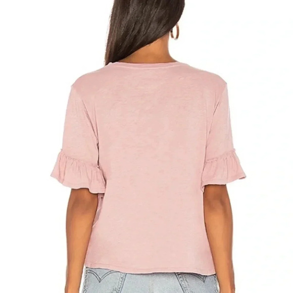 VELVET GRAHAM & SPENCER NEW Rielle Ruffle Tee Top Anthropologie - Picture 3 of 9